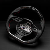 Revolve carbon fiber Flat Customized Sport LED Steering Wheel 2012-2016 RS4 RS5 RS6 RS7 S/A 4 5 6 7 - revolvesteering